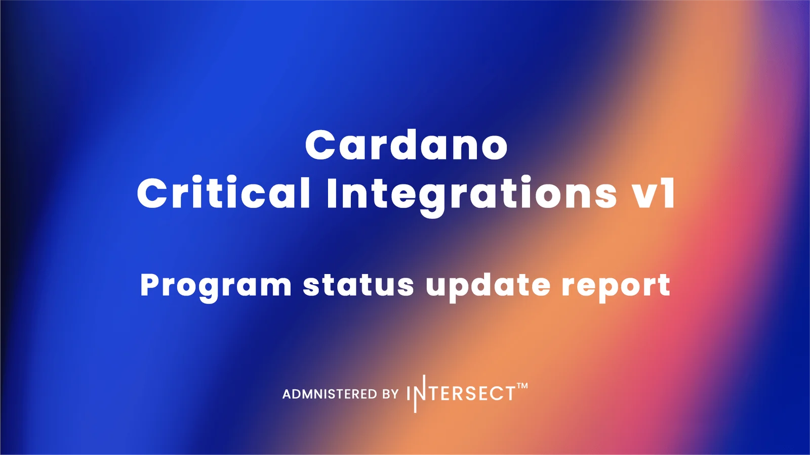 Cardano Critical Integrations