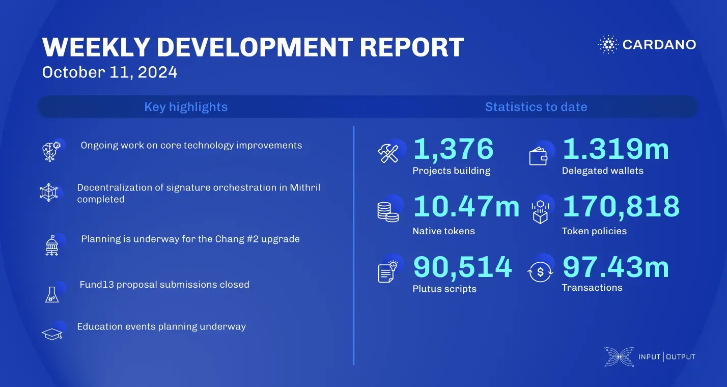 weekly development report