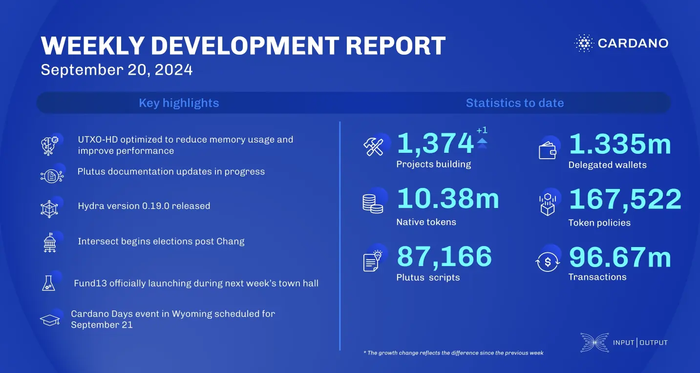 weekly development report