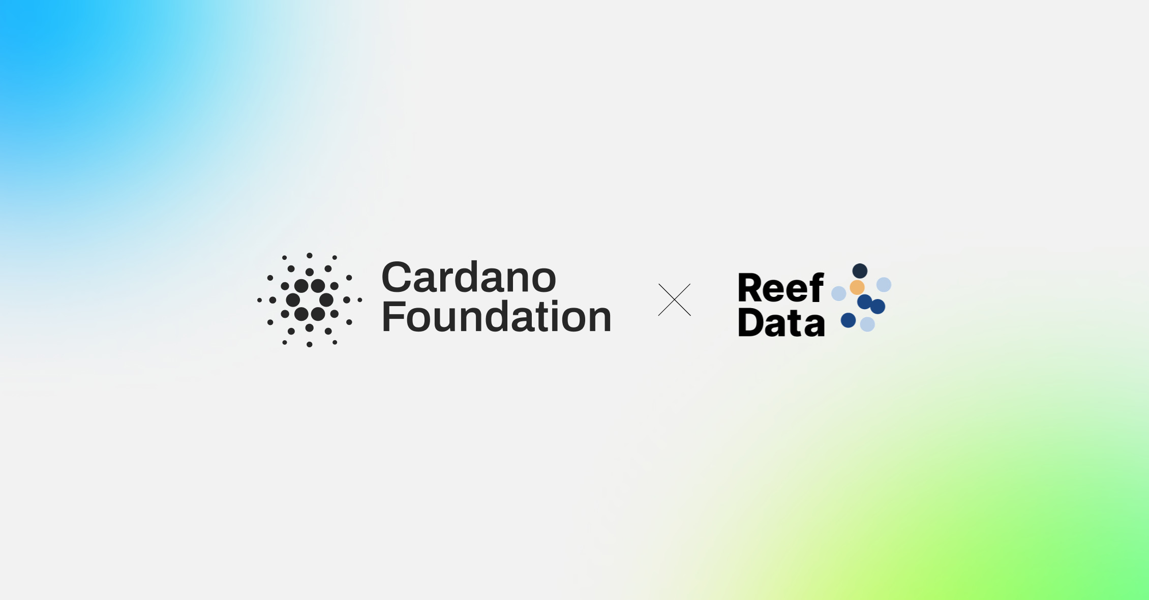Cardano Foundation and Reef Data eG partnership
