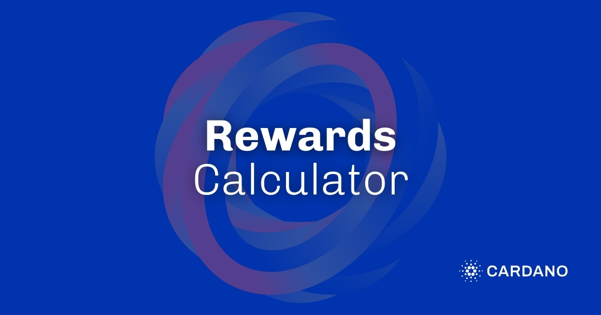 Staking Calculator | cardano.org | Cardano